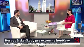 Krajiny po celom svete zaznamenali teplotné rekordy. Môže to viesť k hospodárskym škodám, tvrdí analytik