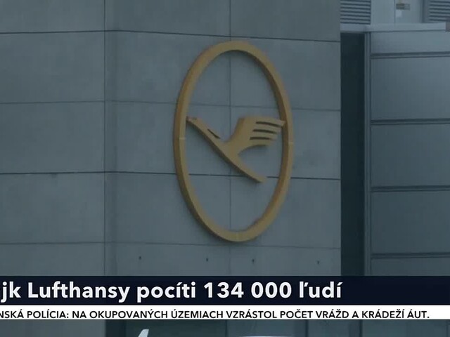 Štrajk Lufthansy za vyššie mzdy pocíti 134-tisíc ľudí. Obmedzenia budú trvať do piatka