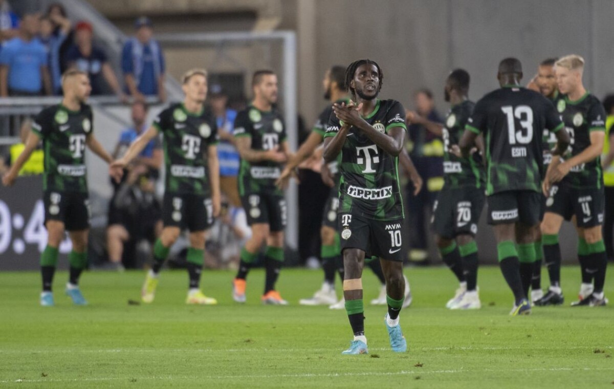 Futbalisti Ferencvárosu sa tešia po strelení druhého gólu