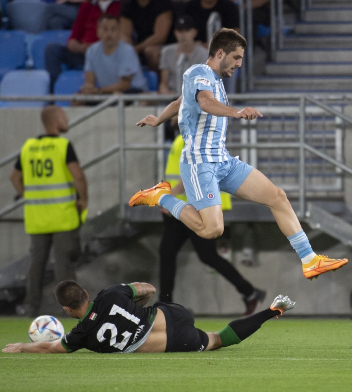 Futbalista Slovana Giorgi Čakvetadze