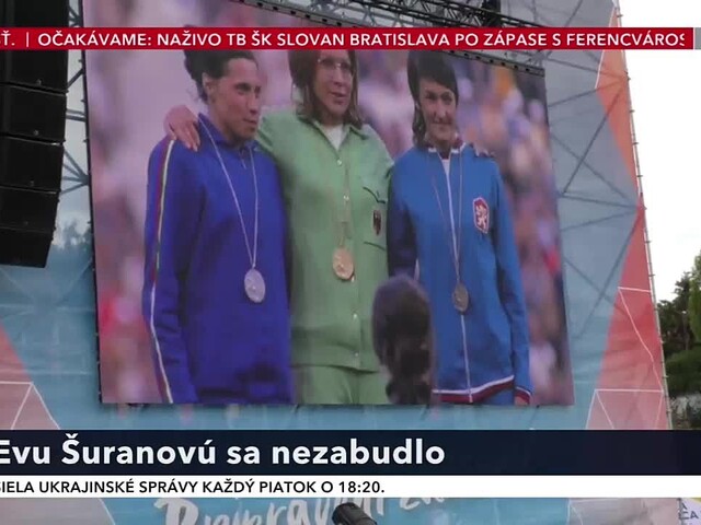 V Banskej Bystrici si pripomenuli Evu Šuranovú, jedinú slovenskú olympijskú medailistku