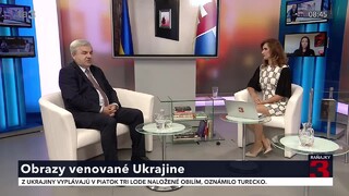 Dielo slovenského maliara bolo odovzdané na ukrajinskom veľvyslanectve. Čo plánujú s obrazom urobiť?