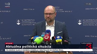 TB predsedu strany SaS R. Sulíka o zastavení dodávok ropy cez ropovod Družba a o aktuálnej politickej situácii