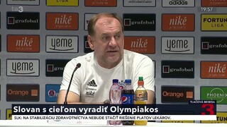 TB Slovana Bratislava pred odvetou proti Olympiakosu Pireus