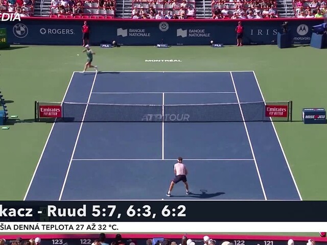 Turnaj ATP v Montreale uzatvára zaujímavý duel, o titul zabojujú Hurkacz a Carreno Busta