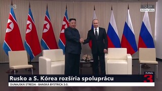 Severná Kórea a Rusko rozšíria spoluprácu, v liste Kim Čong-unovi to napísal Putin