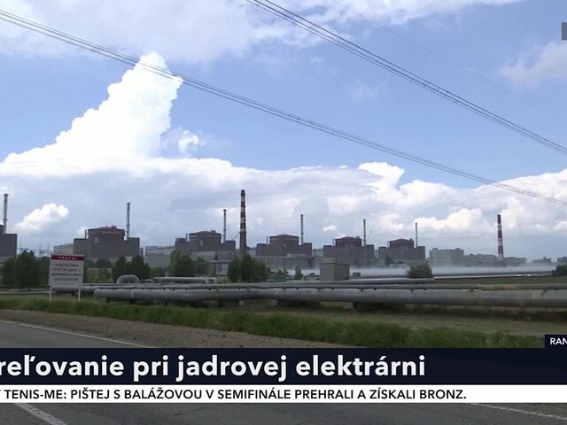 Ostreľovanie Záporožskej jadrovej elektrárne pokračuje. Zelenskyj vyzval medzinárodné spoločenstvo