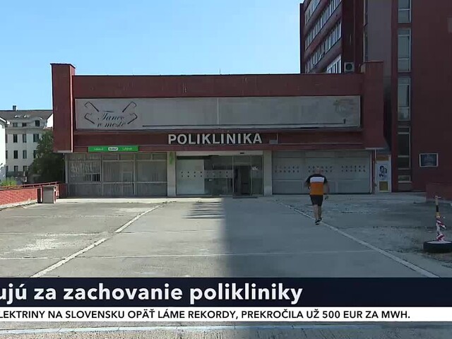 Obyvatelia bratislavského Nového mesta bojujú za zachovanie polikliniky. Proti predaju vznikla aj petícia