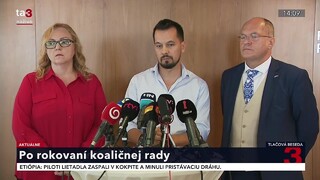 TB podpredsedu strany Za ľudí J. Šeligu po rokovaní o riešení koaličnej krízy