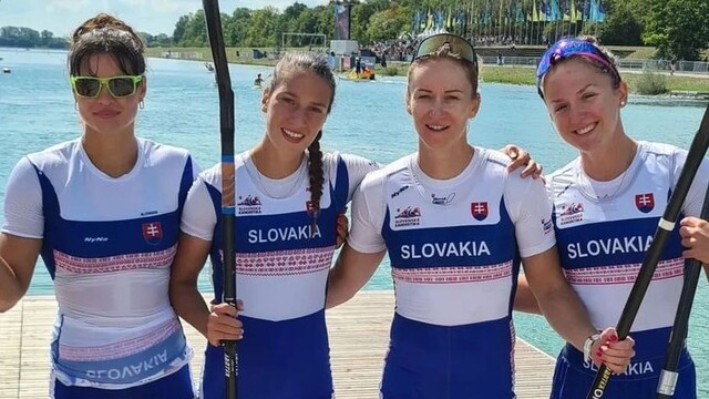 Slovenský ženský štvorkajak obsadil na majstrovstvách Európy piate miesto