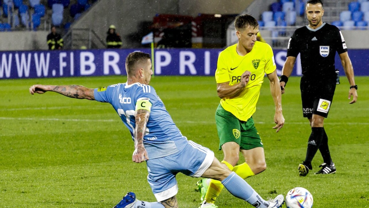 Futbalisti Slovana porazili Žilinu. Góly padli už v prvých minútach zápasu