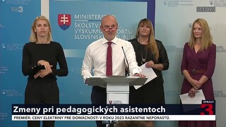 Asistenti učiteľa by mohli byť v materských aj stredných školách. Financovaní by boli štátom