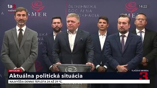 TB politickej strany Smer-SD o aktuálnej politickej situácii