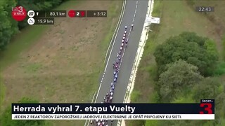 Siedma etapa pretekov Vuelta a España mala zaujímavý profil, trať bola dlhá takmer dvesto kilometrov