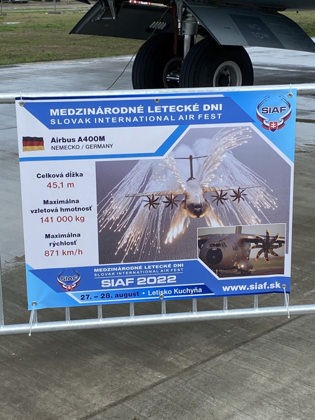 Airbus A400M na SIAF 2022