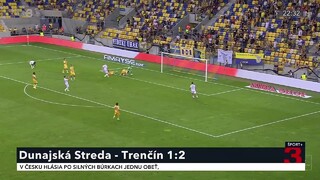 Dunajská Streda neudržala náskok proti Trenčínu, výsledok otočil v priebehu dvoch minút Bainovič