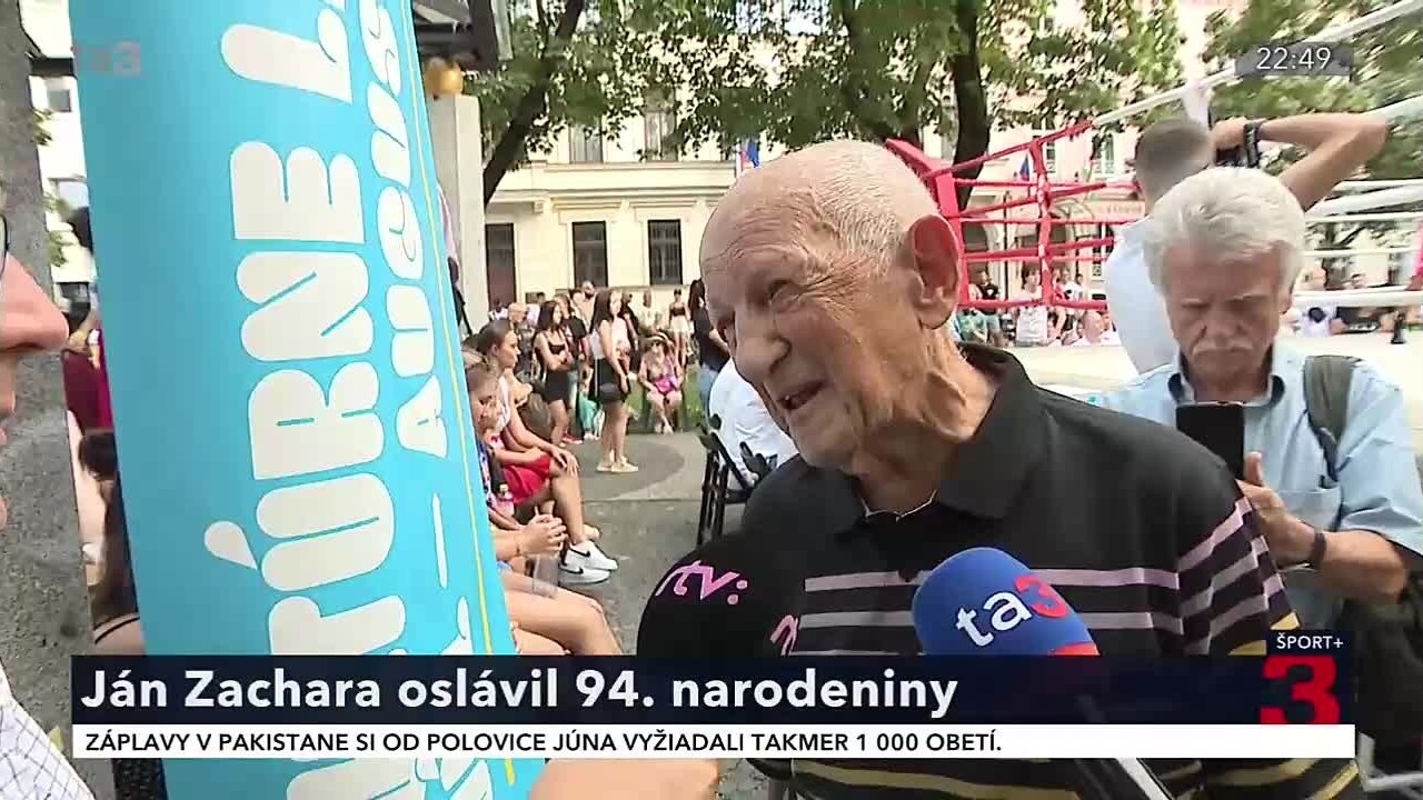 Najstarší slovenský olympijský víťaz, boxer Ján Zachara, oslávil 94