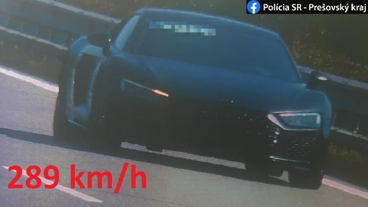 Slovákovi namerali na diaľnici rekordnú rýchlosť. Uháňal takmer 300 km/h