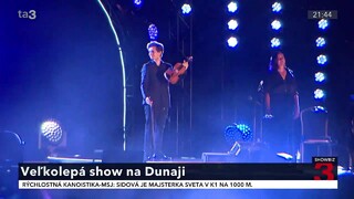 Huslista Filip Jančík odohral koncert priamo uprostred Dunaja
