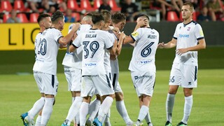 Zlaté Moravce vyhrali prvýkrát v sezóne. Trenčín doma porazili najtesnejším rozdielom