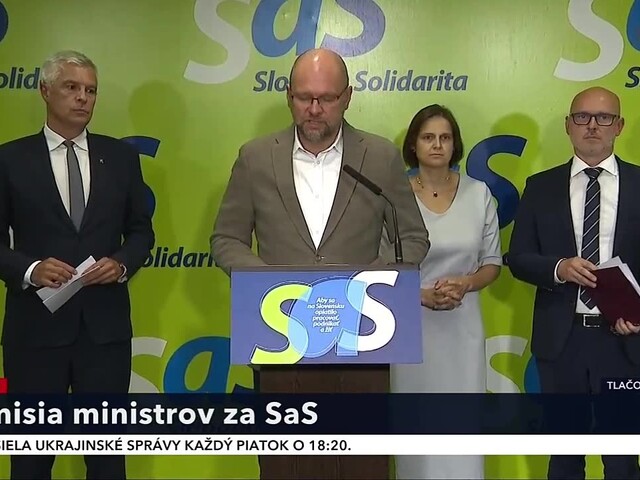 Ministri za SaS sa rozlúčili s Úradom vlády, mená svojich nástupcov nepoznajú