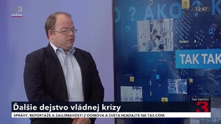 Matovič už nemá kam ustúpiť, povedal šéf prieskumnej agentúry. Ministerské posty po SaS by obsadil odborníkmi