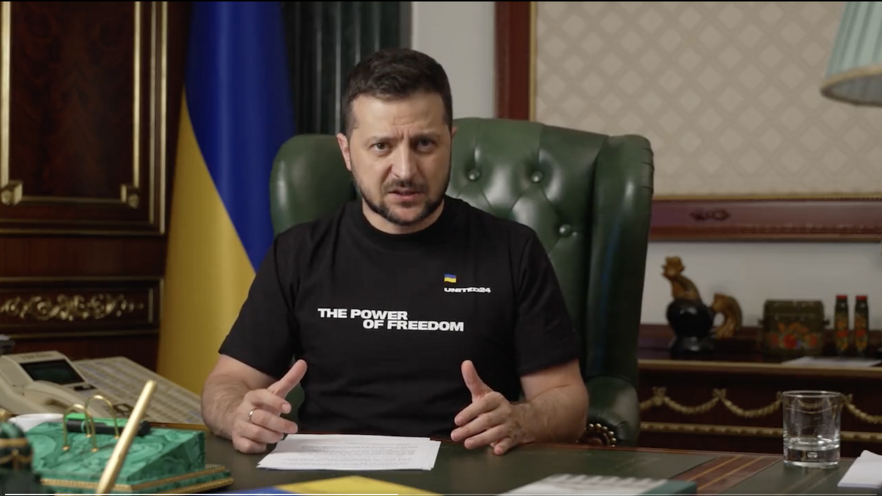 Zelenskyj virtuálne otvoril newyorskú burzu. Zahraničie vyzval, aby investovalo na Ukrajine