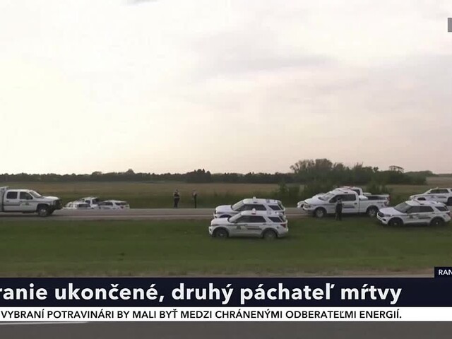 Rozsiahle policajné pátranie v Kanade sa skončilo, druhý podozrivý zo série útokov nožom zomrel