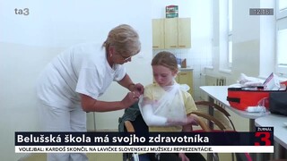 Od septembra pôsobia na školách zdravotníci. Do projektu sa zapojila aj škola v Beluši
