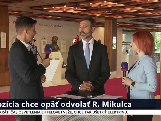 Parlamentné štúdio ta3: Rokovanie parlamentu sa začalo odvolávaním Mikulca