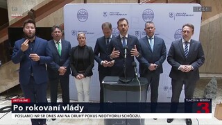 Heger zostal prekvapený z parlamentu, ktorý nebol uznášaniaschopný. Počítal s podporou poslancov SaS