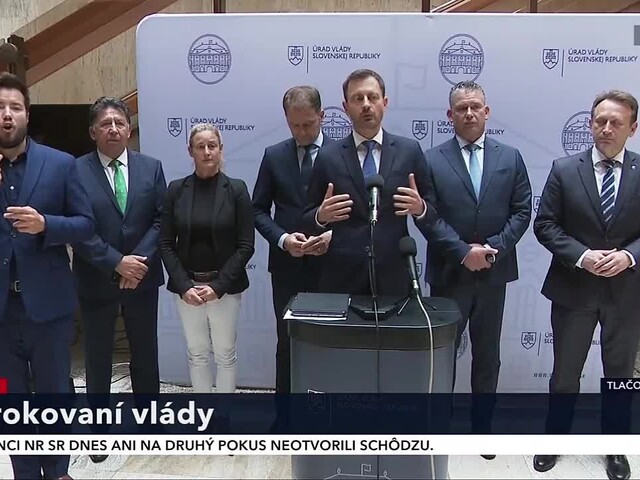 Heger zostal prekvapený z parlamentu, ktorý nebol uznášaniaschopný. Počítal s podporou poslancov SaS