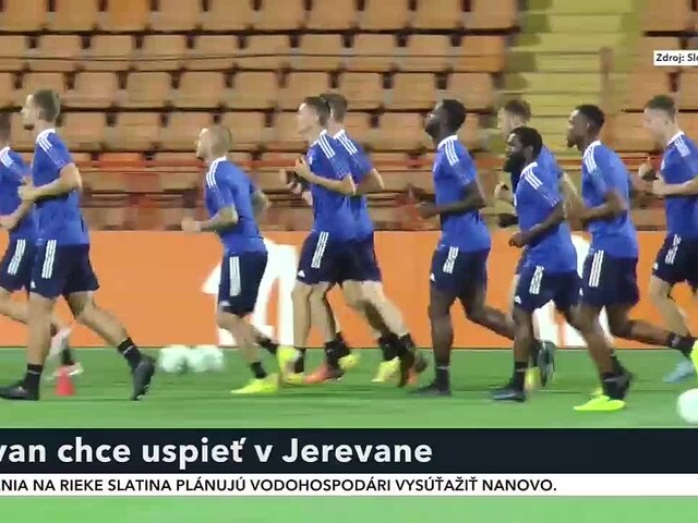 Slovan chce uspieť v Jerevane. Jeho cieľom je byť nebezpečnejší a efektívnejší ako súper