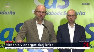 TB poslanca R. Sulíka a tajomníka K. Galeka o predstavení riešení v energetickej kríze