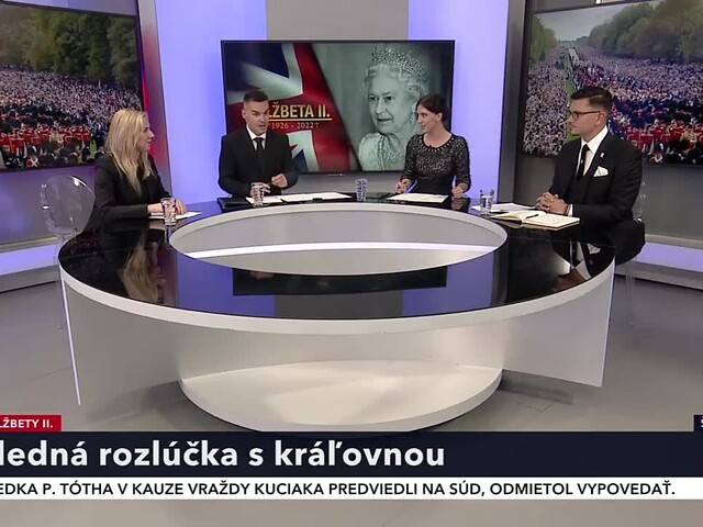 MIMORIADNE Štúdio ta3:  Svet sa lúči s najdlhšie vládnucou panovníčkou. Kráľovná Alžbeta II. spájala ľudí celý život