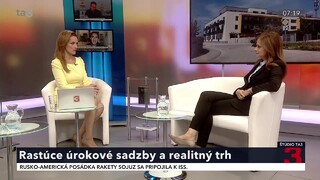 Ceny nehnuteľností rastú, dôvodom je nízka ponuka a vysoký dopyt. Ľudia si stále chcú požičiavať peniaze