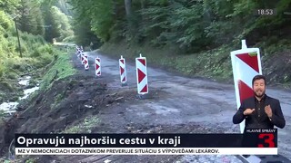 V Banskobystrickom kraji začali opravovať jednu z najhorších ciest. Ide o úsek medzi Utekáčom a Sihlou