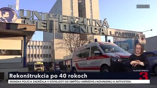 Univerzitná nemocnica v Košiciach sa po 40 rokoch dočkala rekonštrukcie. Lekári budú pracovať s najmodernejšou technikou