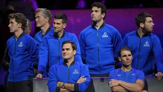 Rozlúčka plná emócií a dojatia. Federer s Nadalom na Laver Cupe nestačili na Američanov