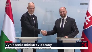 TB ministra obrany J. Naďa a maďarského ministra obrany K. Szalay-Bobrovniczkého o prepojení obranných priemyslov oboch krajín