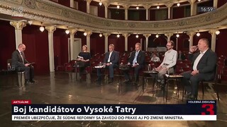 Predvolebné diskusie ta3: Boj kandidátov o post primátora mesta Vysoké Tatry