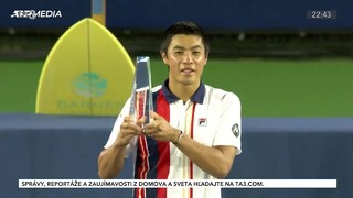 Prvý titul amerického tenistu Nakashima. Vo finále v rodnom meste porazil priateľa