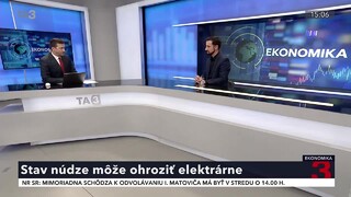 Vyhlásenie stavu núdze môže ohroziť elektrárne, potvrdil analytik
