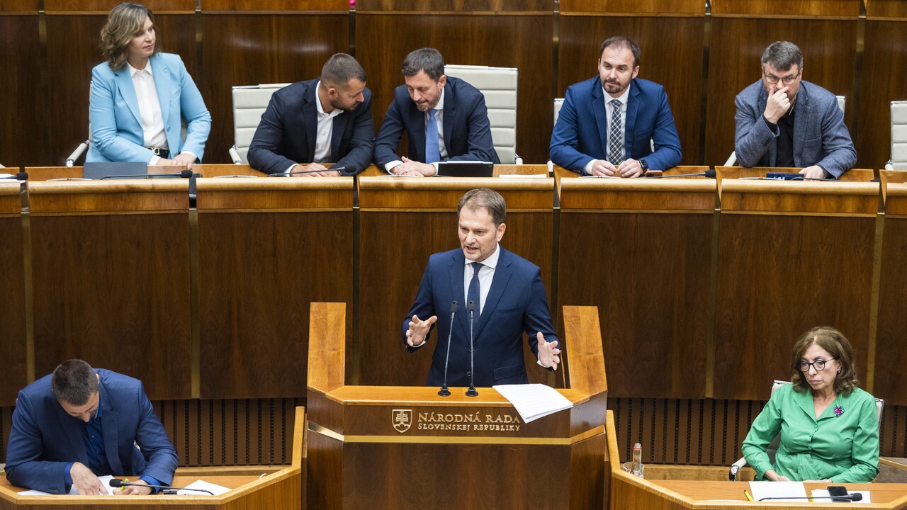 Poslanci za OĽANO odišli po Matovičovom vystúpení zo sály. Chceli ...