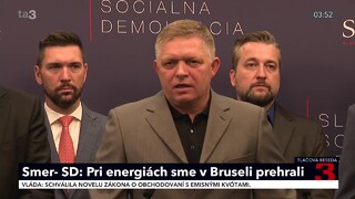 TB predsedu strany Smer-SD R. Fica o opatreniach EÚ týkajúcich sa energetickej krízy