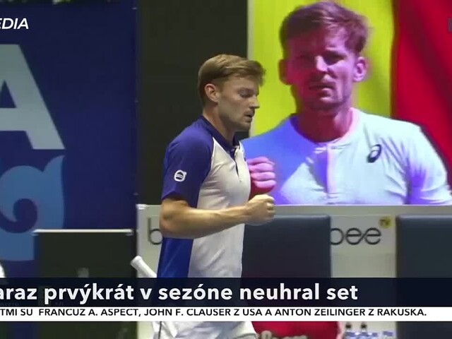 Alcaraz prvýkrát v sezóne neuhral set, v úvodnom kole turnaja v Nursultane prehral s Goffinom