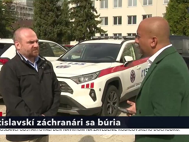 Bratislavskí záchranári sa búria. Riaditeľ Záchrannej zdravotnej služby Andrási vinu za situáciu necíti