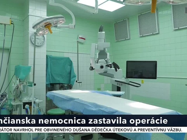 Na chirurgickom oddelení v trenčianskej nemocnici pozastavili operácie. Dôvodom sú chýbajúci lekári