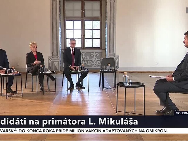Predvolebné diskusie ta3: Boj o kreslo primátora Liptovského Mikuláša
