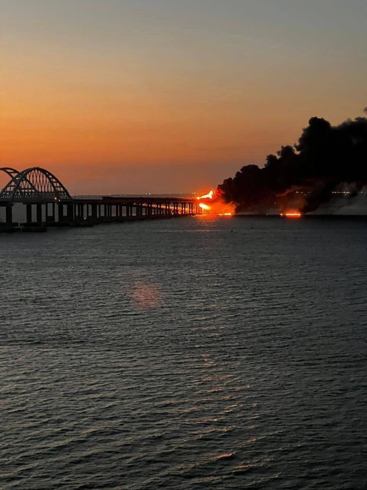 Požiar na Kerčskom moste